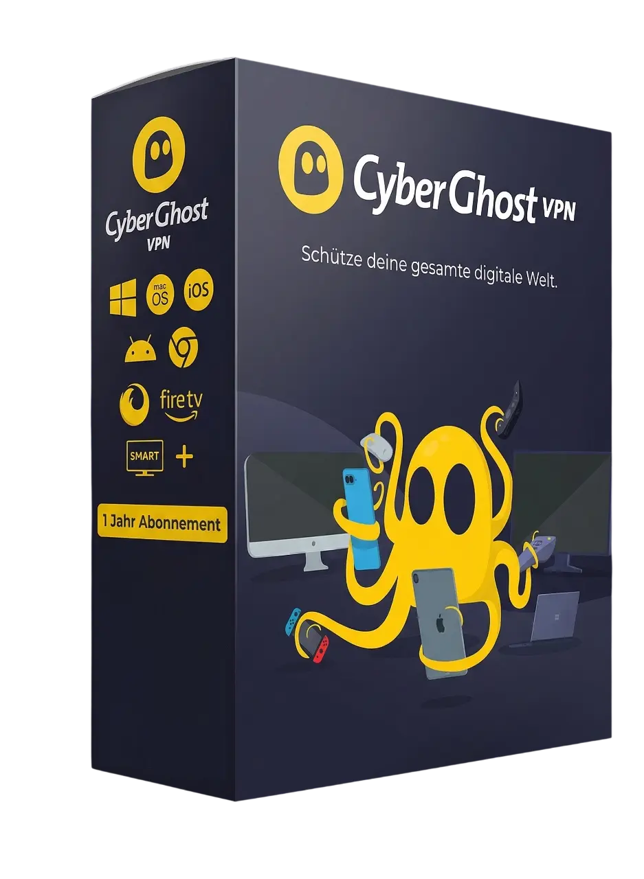 CyberGhost VPN (1 Jahr, 7 Geräte)