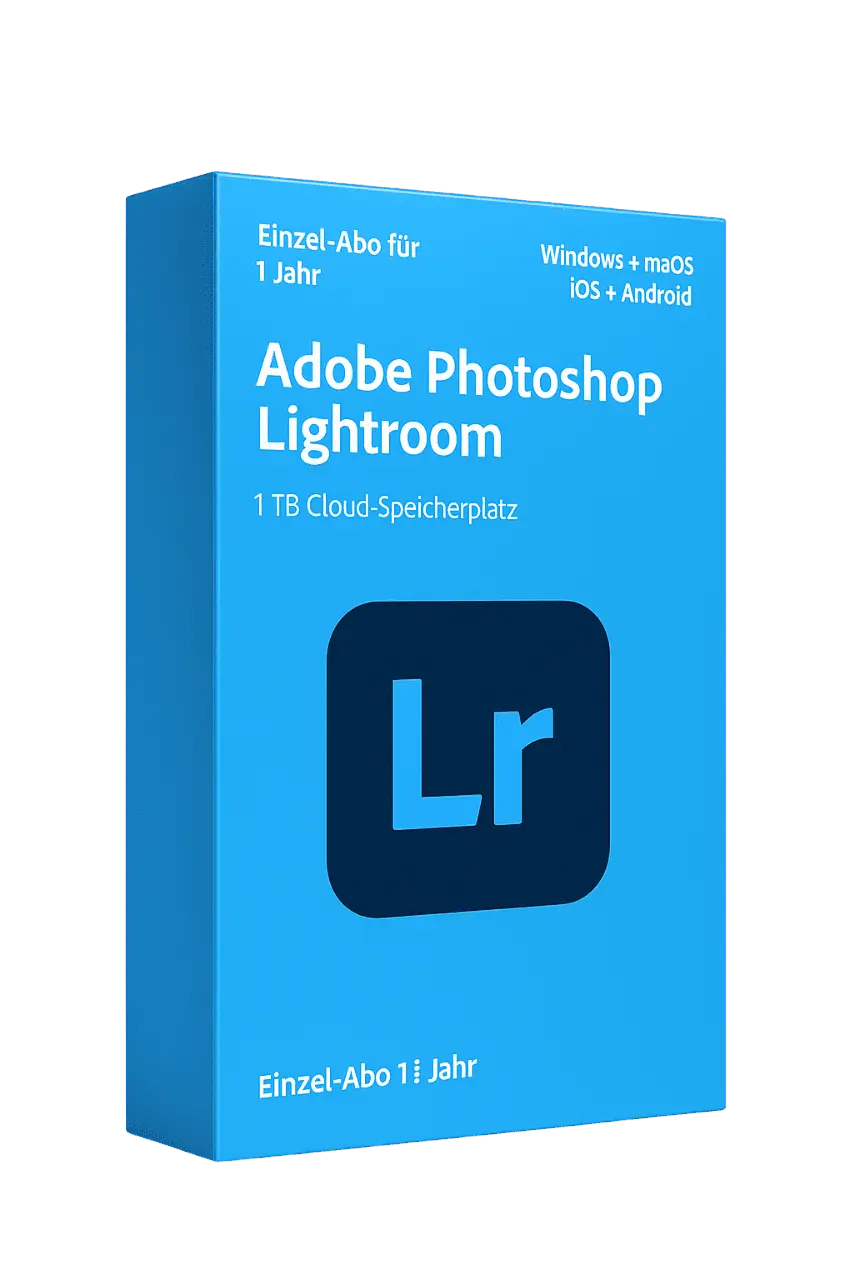 Adobe Lightroom + 1 TB (PC, Mac)