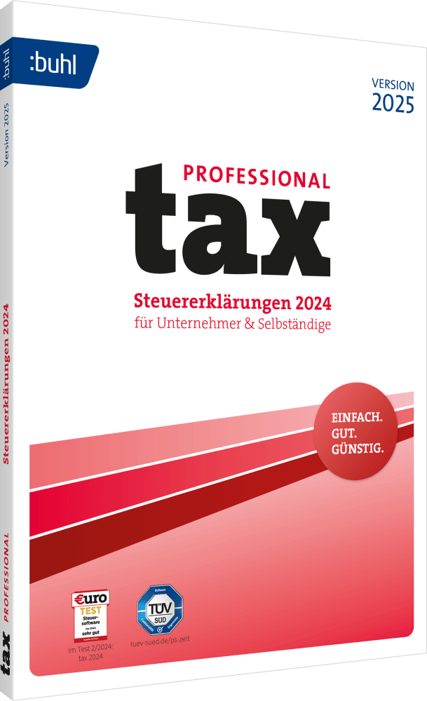 Buhl Tax 2025 Professional Steuerjahr 2024 | Windows