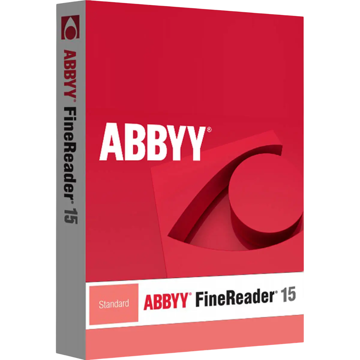 Produktbox von ABBYY FineReader PDF 15 Standard als Dauerlizenz, OCR-Software zum Bearbeiten, Konvertieren und Digitalisieren von PDF-Dokumenten