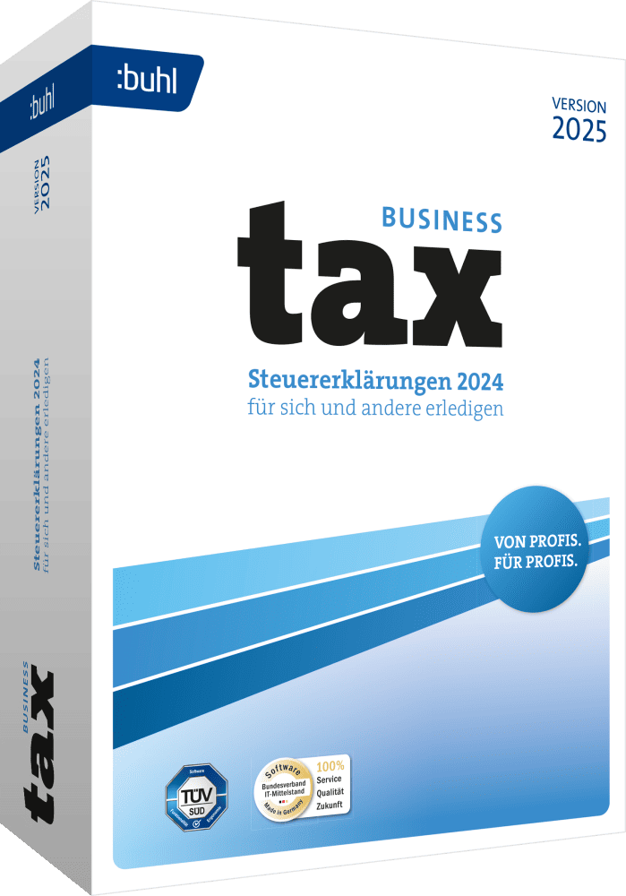 Buhl Tax 2025 Business | für die Steuererklärung 2024
