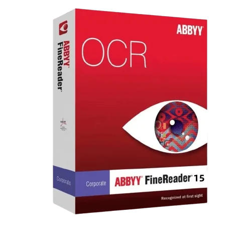 ABBYY FineReader 15 OCR Software Verpackung Corporate