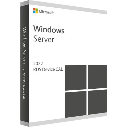 Verpackung von Microsoft Windows Server 2022 RDS Device CAL mit Logo