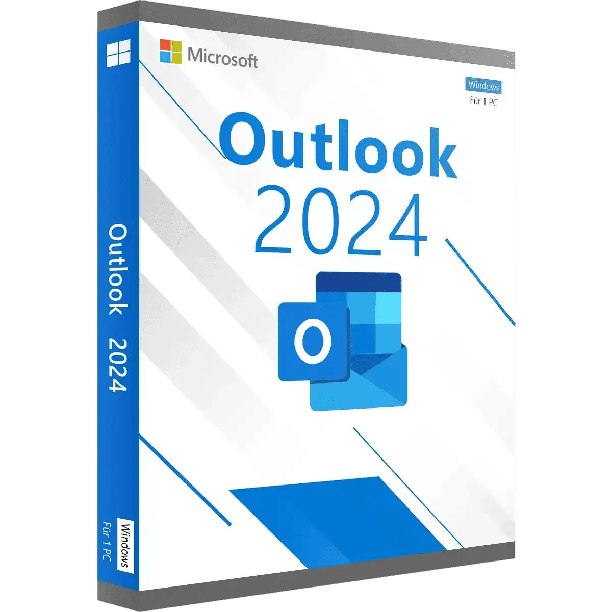 Verpackung von Microsoft Outlook 2024 Software für Windows-PC
