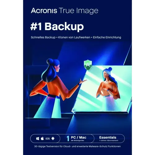 Acronis True Image Software für schnelles Backup, Klonen von Laufwerken und einfache Einrichtung auf PC und Mac