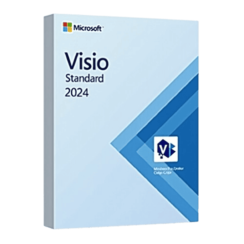 Microsoft Visio Standard 2024 günstig bei LicenseLounge24 kaufen – Diagramm- und Visualisierungstool
